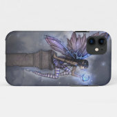 Étui pour iPhone Little Blue Moon Fairy Barely The (Dos (Horizontal))