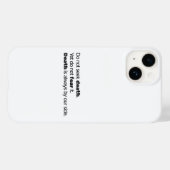 Étui pour iPhone Ne Cherchez Pas La Mort (Verso (horizontal))