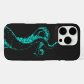 étui pour iPhone noir avec tentacules de pieuvre a (Verso (horizontal))