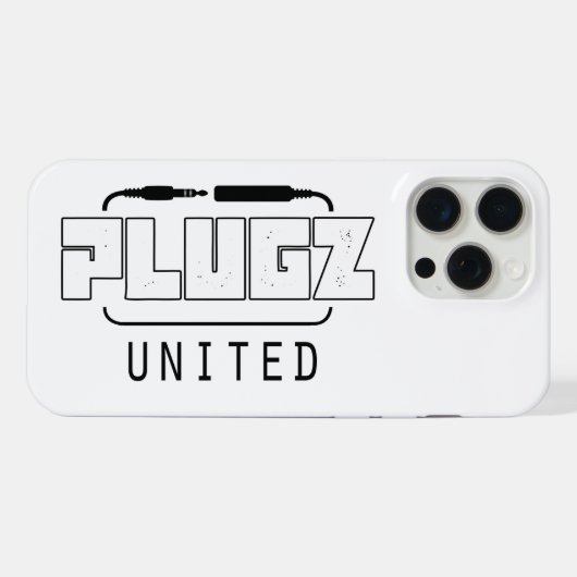 Étui pour iPhone Plugz (Verso Horizontal)