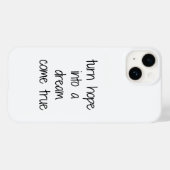 Étui pour iPhone Rêve devenu réalité (Verso (horizontal))