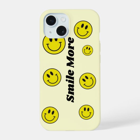 Étui pour iPhone sourire Ours souriant plus (Verso)
