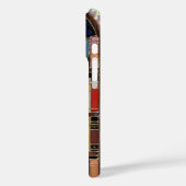 Étui pour iPhone Spooky Cozy Design de bibliothèqu (Verso / Gauche)