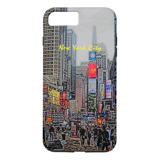 Étui pour iPhone Streets de New York (Dos)