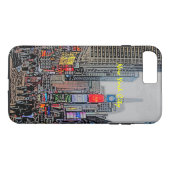 Étui pour iPhone Streets de New York (Dos (Horizontal))