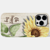 Étui pour iPhone Sunflower (Verso (horizontal))