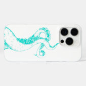 étui pour iPhone tentacules de pieuvre aqua (Verso (horizontal))
