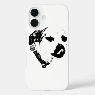 Étui pour iPhone Terrier Wink – Regard d'encre noi