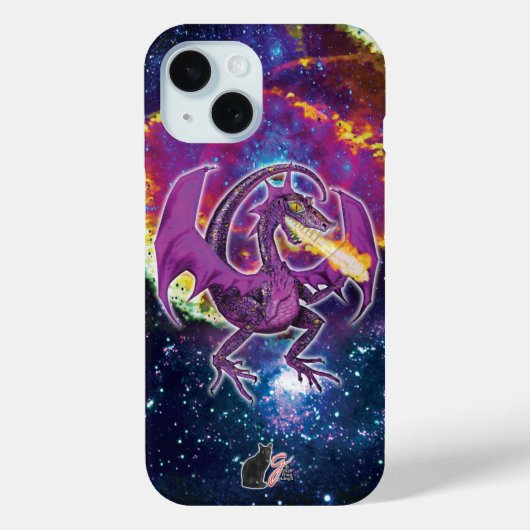 Étui pour iPhone Tourmaline Cosmic Dragon Case-Mat (Verso)