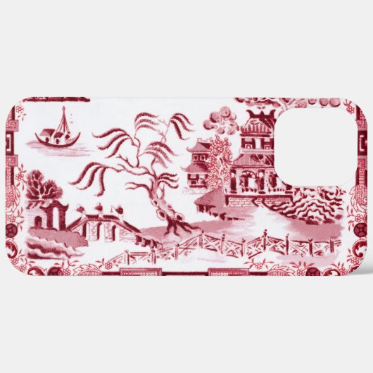 Étui pour iPhone Vintage Red Willow (Retour (horizontal))