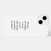 Étui pour iPhone « Willing To Learn » (Verso (horizontal))