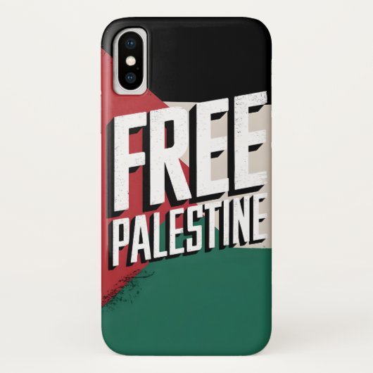 Étui pour iPhone X « Libérez la Palestine » : symb (Dos)