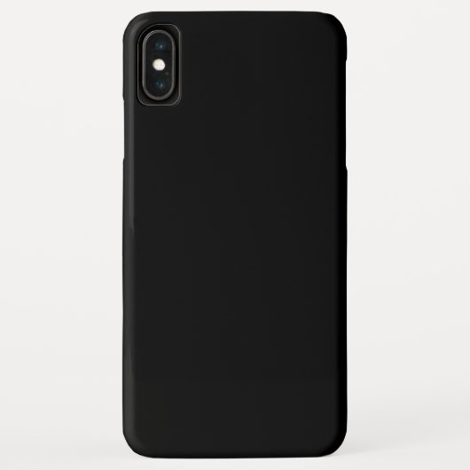 Étui pour iPhone XS Max noir (Dos)