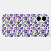 Étui pour téléphone à motifs petites pensées paste (Verso (horizontal))
