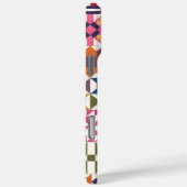Étui pour téléphone à petits blocs de patchwork - (Verso / Droite)