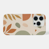 Étui pour téléphone Boho Leaves | Botanique modern (Verso Horizontal)