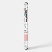 Étui pour téléphone de infirmière de bébé | Nom pe (Côté gauche)