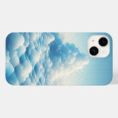 Étui pour téléphone Dreamy Blue Clouds - Grille de (Verso (horizontal))