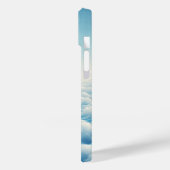 Étui pour téléphone Dreamy Blue Clouds - Grille de (Verso / Gauche)