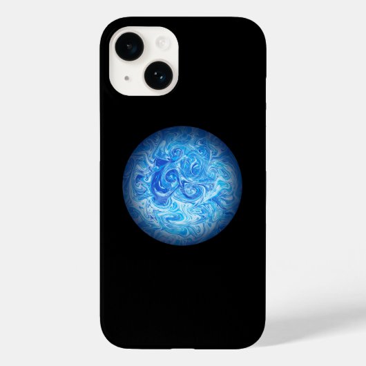 Étui pour téléphone en art fluide Calm Tide iPhone (Verso)