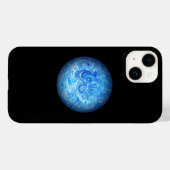 Étui pour téléphone en art fluide Calm Tide iPhone (Verso (horizontal))