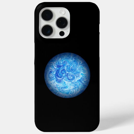 Étui pour téléphone en art fluide Calm Tide iPhone (Verso)