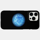 Étui pour téléphone en art fluide Calm Tide iPhone (Verso (horizontal))
