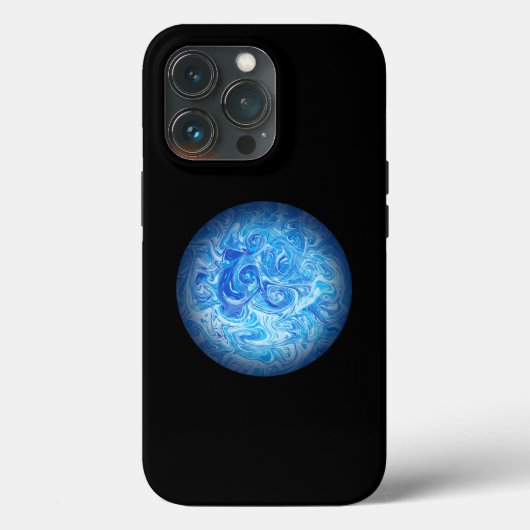 Étui pour téléphone en art fluide Calm Tide iPhone (Verso)