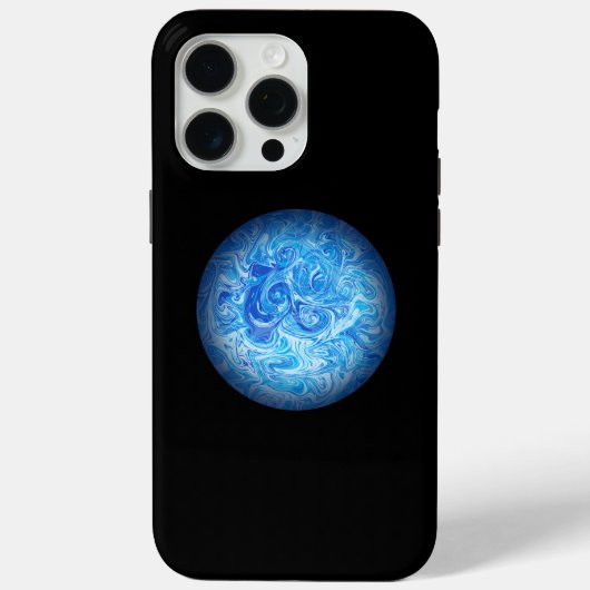 Étui pour téléphone en art fluide Calm Tide iPhone (Verso)