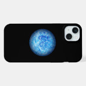 Étui pour téléphone en art fluide Calm Tide iPhone (Verso Horizontal)