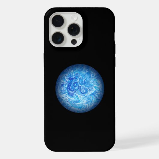Étui pour téléphone en art fluide Calm Tide iPhone (Verso)