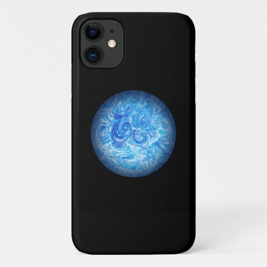 Étui pour téléphone en art fluide Calm Tide iPhone (Dos)