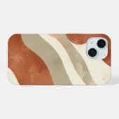 Étui pour téléphone en terracotta (Verso Horizontal)