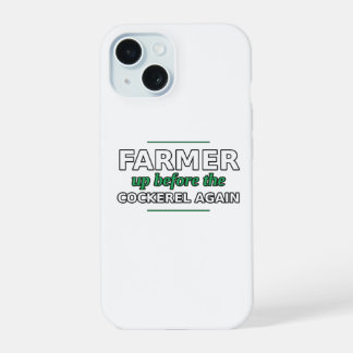 Étui pour téléphone Farmer : debout avant le coq à
