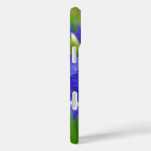 Étui pour téléphone Fleur d'Iris Bleue (Verso / Droite)