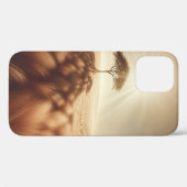 Étui pour téléphone Golden Solitude Tree - Savane  (Verso (horizontal))