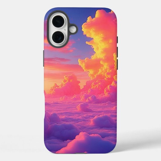 Étui pour téléphone Nuages Coucher de Soleil (Verso)