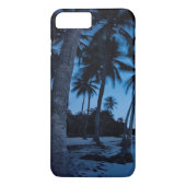 Étui pour téléphone Tropical Night Palm Beach (Dos)