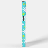 Étui pour Turquoise Flowers Pattern 15 Pro Max (Verso / Droite)
