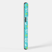 Étui pour Turquoise Flowers Pattern 15 Pro Max (Côté droit)