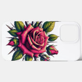Étui Red Rose pour iPhone 13 Pro Max (Verso (horizontal))