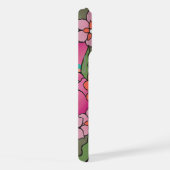 Étui rétro floral pour iPhone 15 Pro Max. (Côté droit)