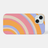 Étui rigide imprimé pour iPhone 15 - Dessin tendan (Verso Horizontal)