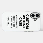 Étui robuste personnalisé pour iPHONE 16 PLUS (Verso (horizontal))