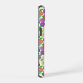 Étui robuste pour iPhone 15 avec fleurs de géraniu (Côté droit)