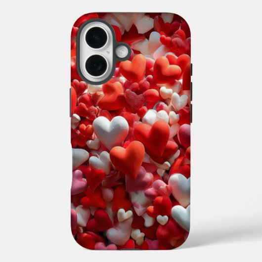 Étui robuste pour iPhone 16 pour la Saint-Valentin (Verso)
