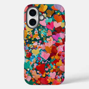 Étui robuste pour iPhone 16 Saint-Valentin Roman
