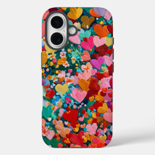 Étui robuste pour iPhone 16 Saint-Valentin Roman