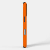 Étui robuste Premium Orange pour iPhone 16 Pro (Verso / Droite)