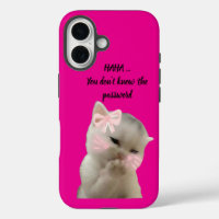 Étui rose pour téléphone Sassy Cat